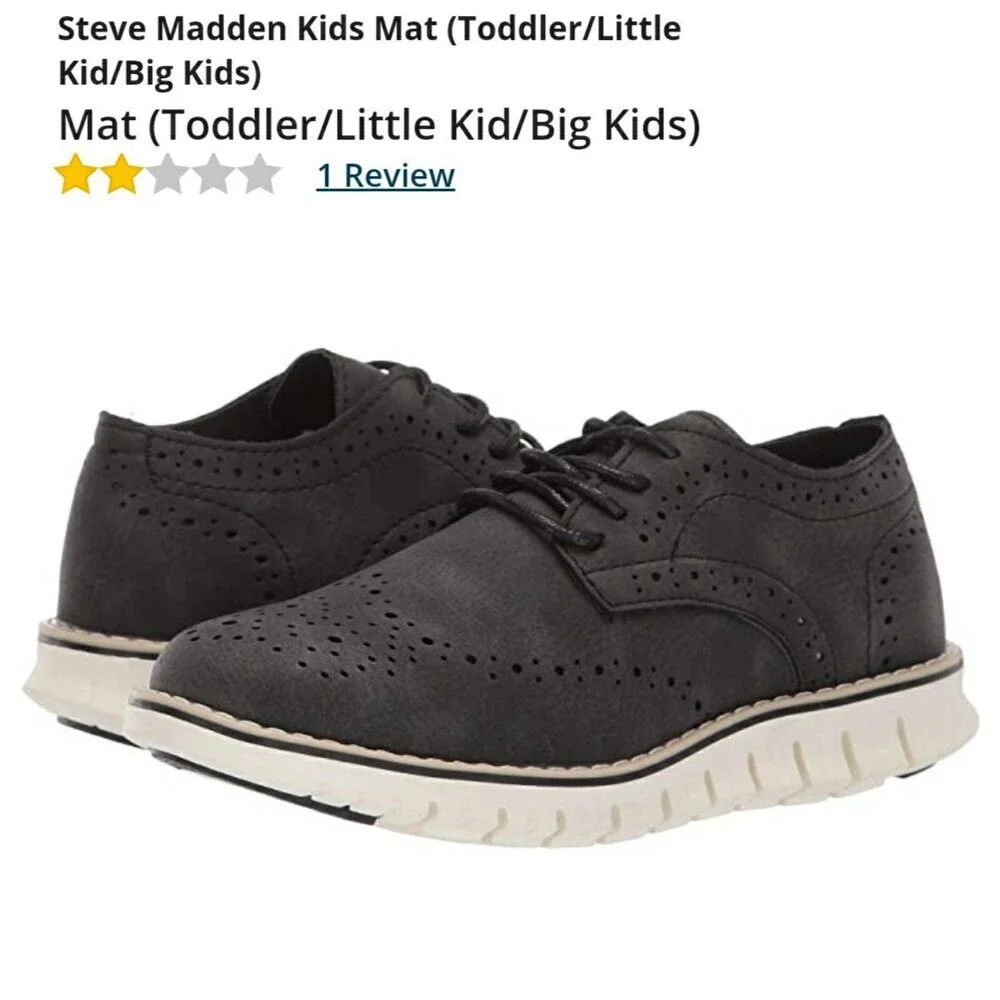 Steve Madden boys shoes, size 3, new